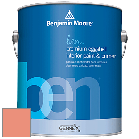 Benjamin Moore Ben W626 Premium Interior Latex Eggshell краска цвет 019 Salmon Run