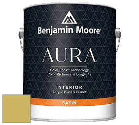 Benjamin Moore Aura 526 Waterborne Interior Satin Finish покрытие цвет 391 Sweet Vibrations