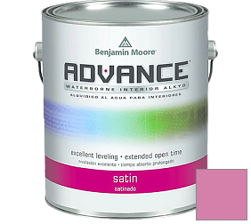 Краска Benjamin Moore 792. Advance Interior Paint-Satin эмаль цвет 1347 Pink Ladies