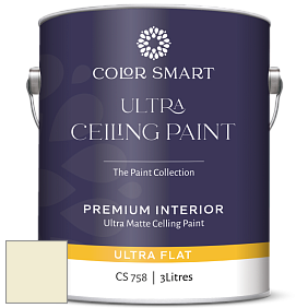 COLOR SMART CS 758 ULTRA CEILING PAINT ультраматовая краска цвет 2146-60 Cream Silk