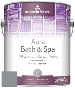 Benjamin Moore Aura 532 Bath & Spa Waterborne Interior Paint Matte Finish краска цвет NCS S 4502-B 