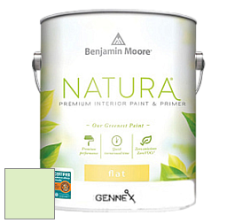 Benjamin Moore 514 Natura Interior Semi-Gloss Finish краска цвет 2030-60 Celery Ice