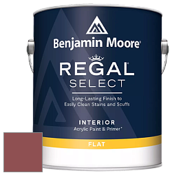 Benjamin Moore 547 Regal Select Waterborne Interior Flat Finish краска цвет 1274 Warm Earth