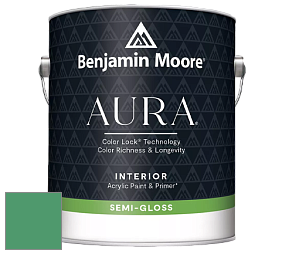Benjamin Moore Aura 528 Waterborne Interior Semi-gloss Finish краска цвет 2038-30 Prairie Green