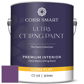 COLOR SMART CS 758 ULTRA CEILING PAINT ультраматовая краска цвет NCS S 4050-R50B 