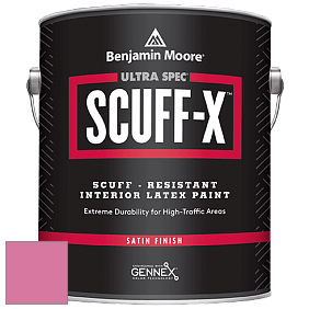 Benjamin Moore 486 Ultra Spec SCUFF-X Interior Satin Finish краска цвет 2086-40 Deep Carnation