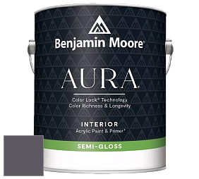 Benjamin Moore Aura 528 Waterborne Interior Semi-gloss Finish краска цвет NCS S 7010-R50B 