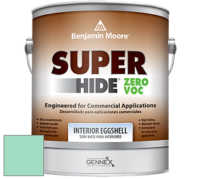 Benjamin Moore 357 Super Hide Zero Voc Interior Eggshell краска цвет 2038-50 Return to Paradise