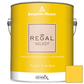 Краска Regal Select Waterborne Interior Flat Finish (547) цвет 336 Bold Yellow