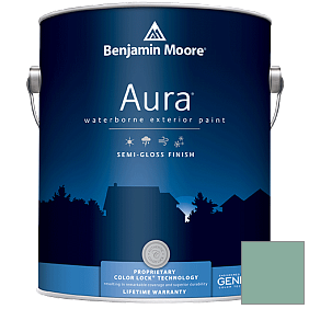 Краска Aura Waterborne Exterior Semi-Gloss Finish (632) цвет 641 Everglades