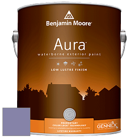 Benjamin Moore Aura 634 Waterborne Exterior Low Lustre Finish краска цвет 2070-40 Spring Purple