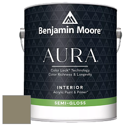 Benjamin Moore Aura 528 Waterborne Interior Semi-gloss Finish краска цвет 1504 Passion Vine