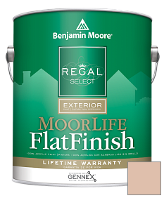 Краска Regal Select Exterior Paint-MoorLife Flat Finish (W105) цвет 1151 Shorewood