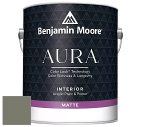 Benjamin Moore Aura 522 Interior Paint - Matte краска цвет RAL 7003 
