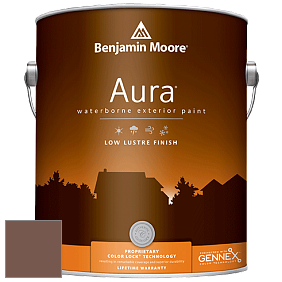 Benjamin Moore Aura 634 Waterborne Exterior Low Lustre Finish краска цвет 2097-30 Hedgehog Brown