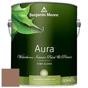 Benjamin Moore Aura 528 Waterborne Interior Semi-gloss Finish краска цвет 1162 Wooded Vista