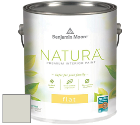 Benjamin Moore 512 Natura Interior Flat Finish матовая краска цвет 2141-60 Titanium