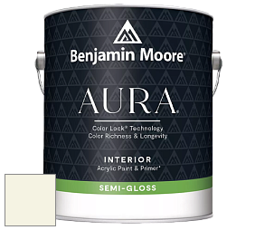 Benjamin Moore Aura 528 Waterborne Interior Semi-gloss Finish краска цвет OC-127 White Chocolate