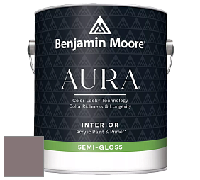 Benjamin Moore Aura 528 Waterborne Interior Semi-gloss Finish краска цвет 2113-40 Cinnamon Slate