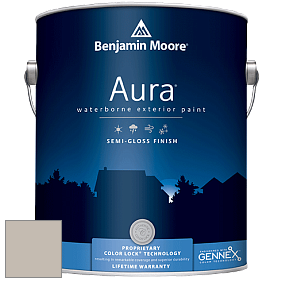 Benjamin Moore Aura 632 Waterborne Exterior Semi-Gloss Finish краска цвет 861 Shale