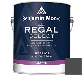 Краска Regal Select Interior Paint - Matte (548) цвет 1603 Graphite