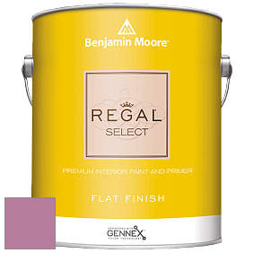 Benjamin Moore 547 Regal Select Waterborne Interior Flat Finish краска цвет 2083-40 Begonia