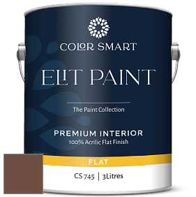 COLOR SMART CS 745 ELIT PAINT глубокоматовая моющаяся краска цвет 2095-10 Adirondack Brown