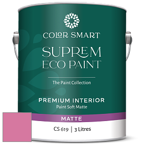 COLOR SMART CS 619 SUPREM ECO PAINT матовая краска цвет 2086-40 Deep Carnation