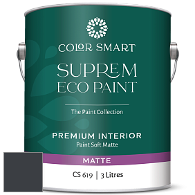 COLOR SMART CS 619 SUPREM ECO PAINT матовая краска цвет NCS S 8505-R80B 