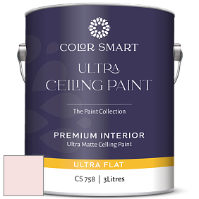 COLOR SMART CS 758 ULTRA CEILING PAINT ультраматовая краска цвет 2009-70 Powder Pink
