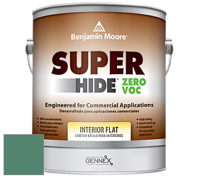 Benjamin Moore 355 Super Hide Zero Voc Interior Flat краска цвет 2041-30 Green Gables