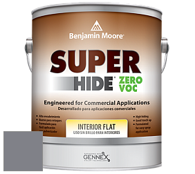 Benjamin Moore 355 Super Hide Zero Voc Interior Flat краска цвет 2133-40 Dior Gray