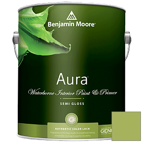 Краска Aura Waterborne Interior Semi-gloss Finish (528) цвет 413 Blooming Grove