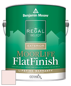 Benjamin Moore W105 Regal Select Exterior Paint-MoorLife Flat Finish краска цвет 2011-70 Light Quartz