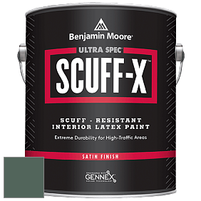 Benjamin Moore 486 Ultra Spec SCUFF-X Interior Satin Finish краска цвет 693 Under the Sea