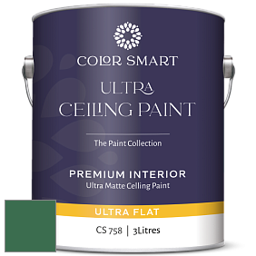 COLOR SMART CS 758 ULTRA CEILING PAINT ультраматовая краска цвет 2040-20 Green Meadows