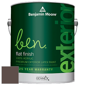 Benjamin Moore Ben 541 Waterborne Exterior Flat Finish краска цвет AF-175 