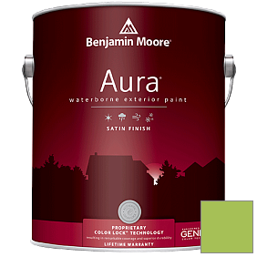 Краска Aura Waterborne Exterior Satin Finish (631) цвет 419 Malachy Green