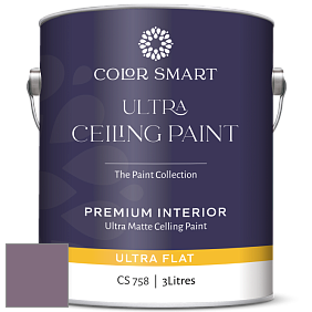 COLOR SMART CS 758 ULTRA CEILING PAINT ультраматовая краска цвет NCS S 5020-R40B 