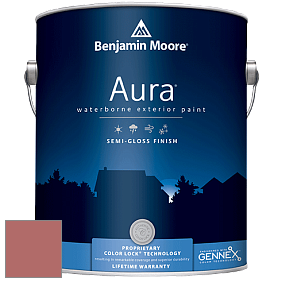 Benjamin Moore Aura 632 Waterborne Exterior Semi-Gloss Finish краска цвет 2088-40 Persimmon