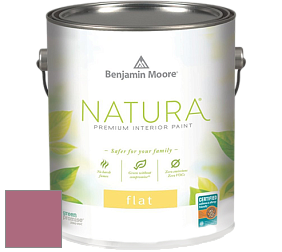 Benjamin Moore 512 Natura Interior Flat Finish матовая краска цвет NCS S 3040-R20B 