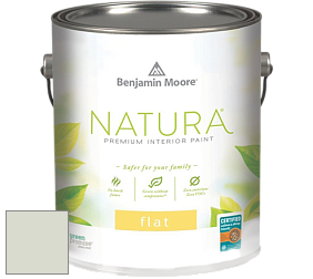 Benjamin Moore 512 Natura Interior Flat Finish матовая краска цвет OC-49 Titanium