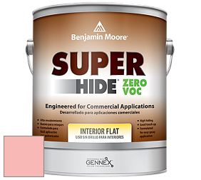 Benjamin Moore 355 Super Hide Zero Voc Interior Flat краска цвет 2012-50 Perky Peach