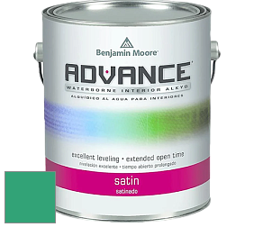 Benjamin Moore 792 Advance Interior Paint-Satin эмаль цвет 2042-30 Hummingbird Green