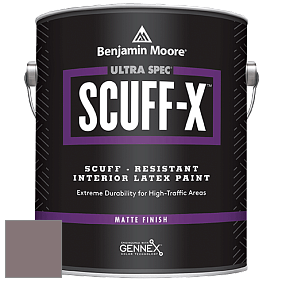 Benjamin Moore 484 Ultra Spec SCUFF-X Interior Matte Finish краска цвет 2113-40 Cinnamon Slate