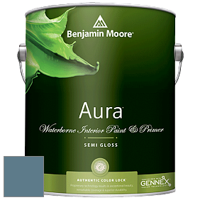 Benjamin Moore Aura 528 Waterborne Interior Semi-gloss Finish краска цвет AF-520 