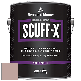 Benjamin Moore 484 Ultra Spec SCUFF-X Interior Matte Finish краска цвет 2099-50 CafÃ© Mocha