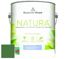 Benjamin Moore 513 Natura Interior Eggshell Finish краска с блеском цвет 2034-10 Clover Green