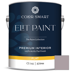 Краска COLOR SMART CS 745 ELIT PAINT глубокоматовая моющаяся краска цвет 2113-50 Mauve Desert