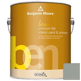 Краска Ben Premium Interior Latex Flat (W625) цвет 2139-40 Heather Gray